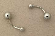 navel barbell plain